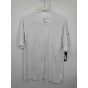 NWT Fabletics The Training Day Tactical Cam T-Shirt Men's Large White Pullover